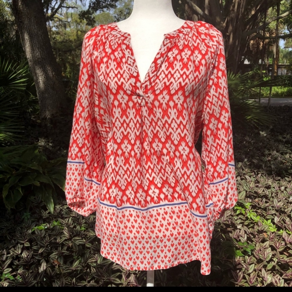 Beach Lunch Lounge Bohemian Style Tunic Top